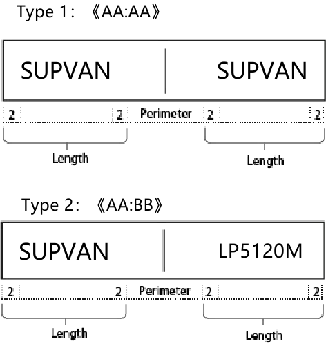 Algemene labels maken - Labeltype selecteren