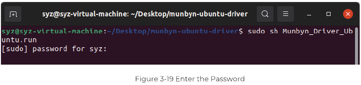 USB Linux-driverinstallatie - Stap 3
