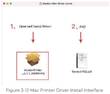 USB Mac-driverinstallatie - Stap 2
