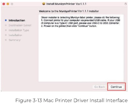 USB Mac-driverinstallatie - Stap 3