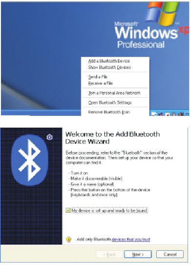 De Bluetooth-configuratie - Stap 2