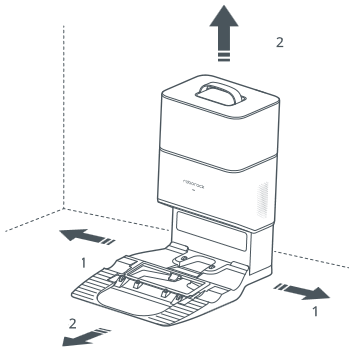 Het oplaadstation plaatsen