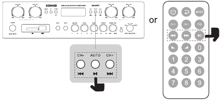 Bluetooth-modusbediening - Stap 2