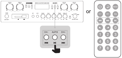 USB/SD-modusbediening - Stap 2