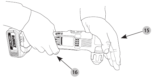 Juiste handpositie