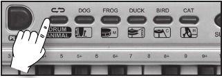 Drum/Animal-knop