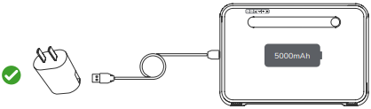 Het apparaat opladen