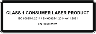 Laserproductlabel