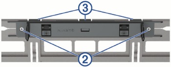 Installing Unit at Top of License Plate - Step 2