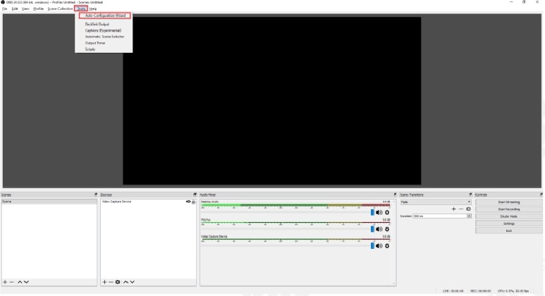 Voer de automatische configuratiewizard uit - Stap 1