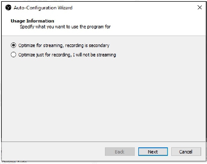 Voer de automatische configuratiewizard uit - Stap 2