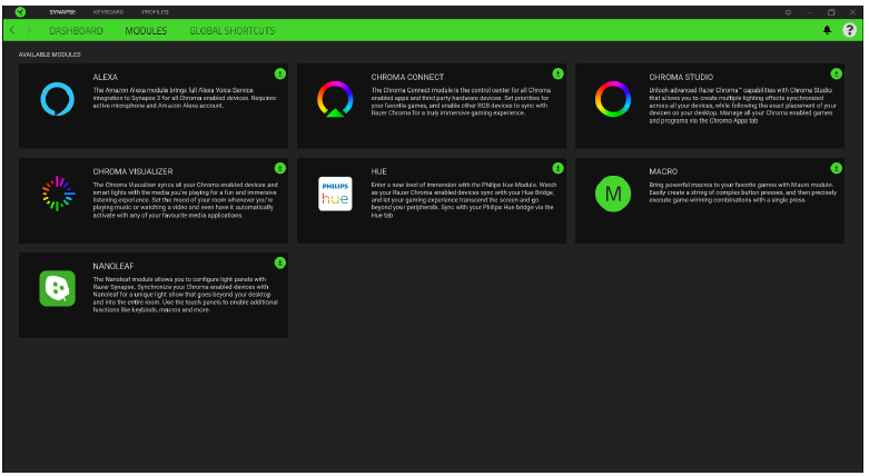 UW EENHEID CONFIGUREREN - Subtabblad Modules
