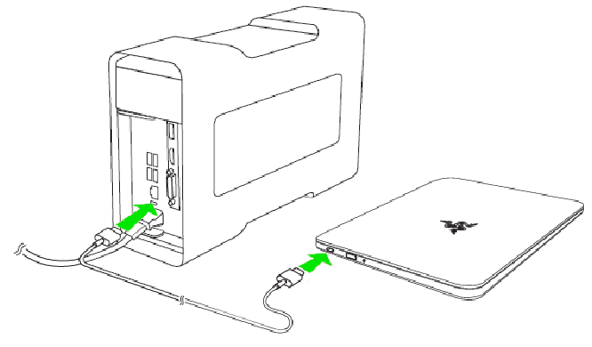  UW RAZER CORE INSTELLEN - Stap 11