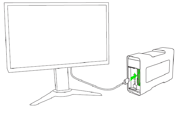  UW RAZER CORE INSTELLEN - Stap 12