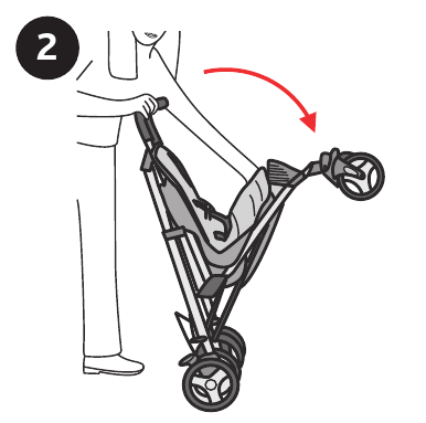 Hoe de kinderwagen te openen - Stap 1