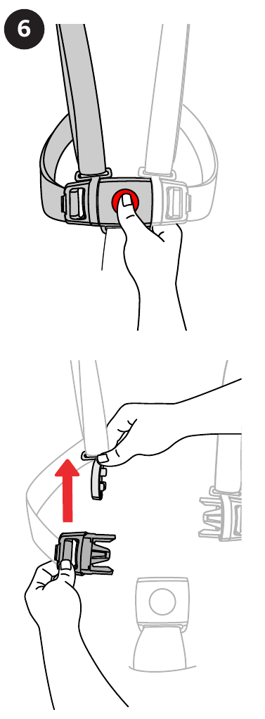 Hoe de veiligheidsgordel te gebruiken - Stap 3