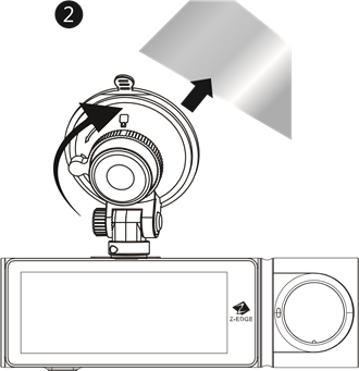 Installatie van de camera aan de voorkant - Stap 2