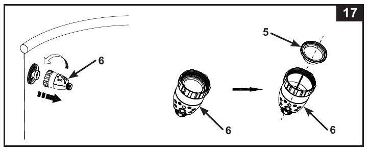 REINIGING VAN HET MICROFILTER - Stap 2