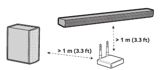 De draadloze subwoofer handmatig aansluiten - Stap 2
