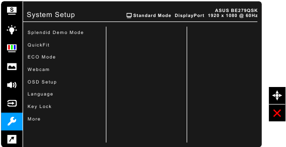 OSD-functies - Deel 7 - System Setup