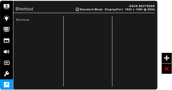 OSD-functies - Deel 8 - Shortcut