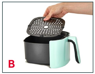 Uw Airfryer gebruiken - Stap 2