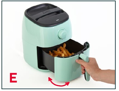 Uw Airfryer gebruiken - Stap 5