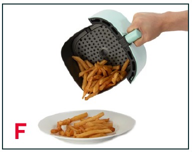 Uw Airfryer gebruiken - Stap 6