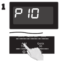 Druk na het koken op Add Time (Tijd toevoegen).