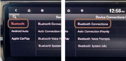 TELEFOON KOPPELEN - Stap 3 - Druk op het Bluetooth-pictogram