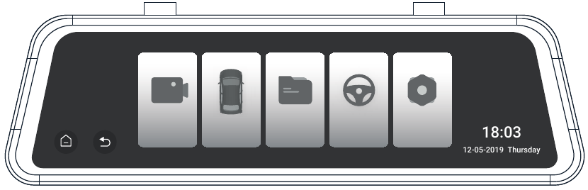 Basishandelingen - Toegang tot de hoofdinterface
