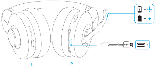 Opladen - De USB-C-poort gebruiken