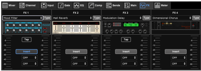 M AIR Edit voor PC - FX Tab