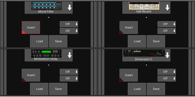 M AIR voor Android - Effect Rack