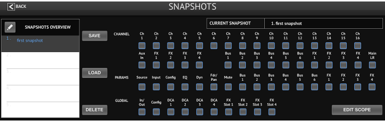 M AIR for iPad - Snapshots - Stap 1