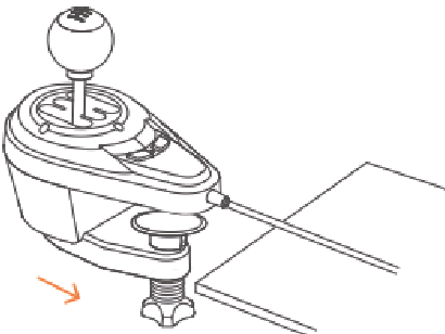 Voor pc - Stap 2 - Plaats de shifter horizontaal