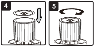 CARTRIDGEFILTER INSTALLEREN - Stap 2