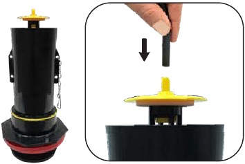 SPOELVENTIELEN INSTELLEN - VOOR KOHLER AQUAPISTON
