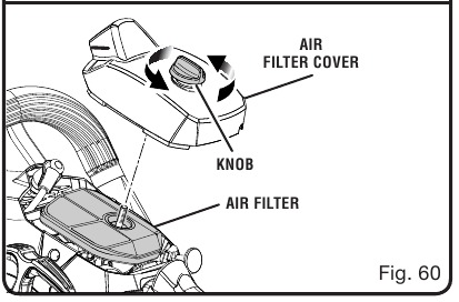 HET LUCHTFILTER REINIGEN - Stap 1