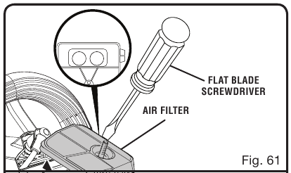 HET LUCHTFILTER REINIGEN - Stap 2