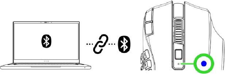 Verbinden via Bluetooth-modus - Stap 4