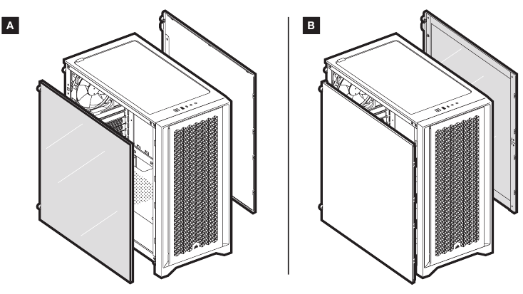 VERWISSELBARE ZIJPANELEN