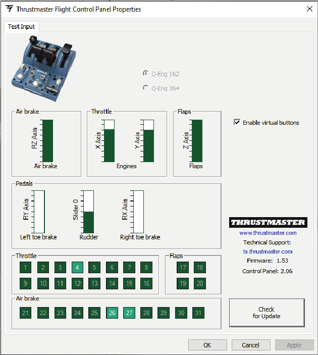 Configuratiescherm Eigenschappen bij gebruik met Computer