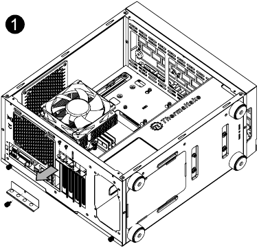PCI Slot Gebruik - Stap 1 - Maak de schroeven los
