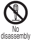 demontage verboden