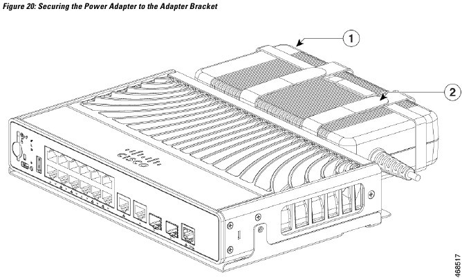 De adapterbeugel bevestigen - Stap 3