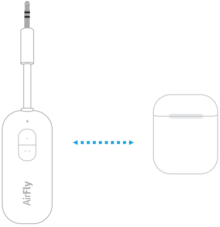 AirFIy Duo koppelen met AirPods - Stap 1