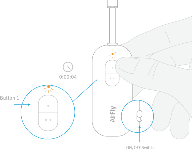 AirFIy Duo koppelen met draadloze hoofdtelefoons - Stap 2