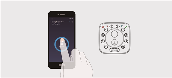 Ontgrendelen vanaf de buitenkant - Smartphone