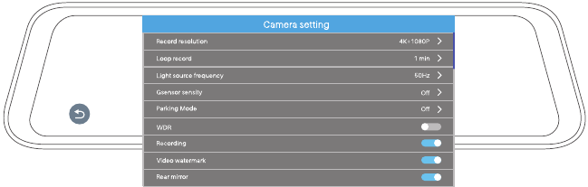 Camera-instellingen
